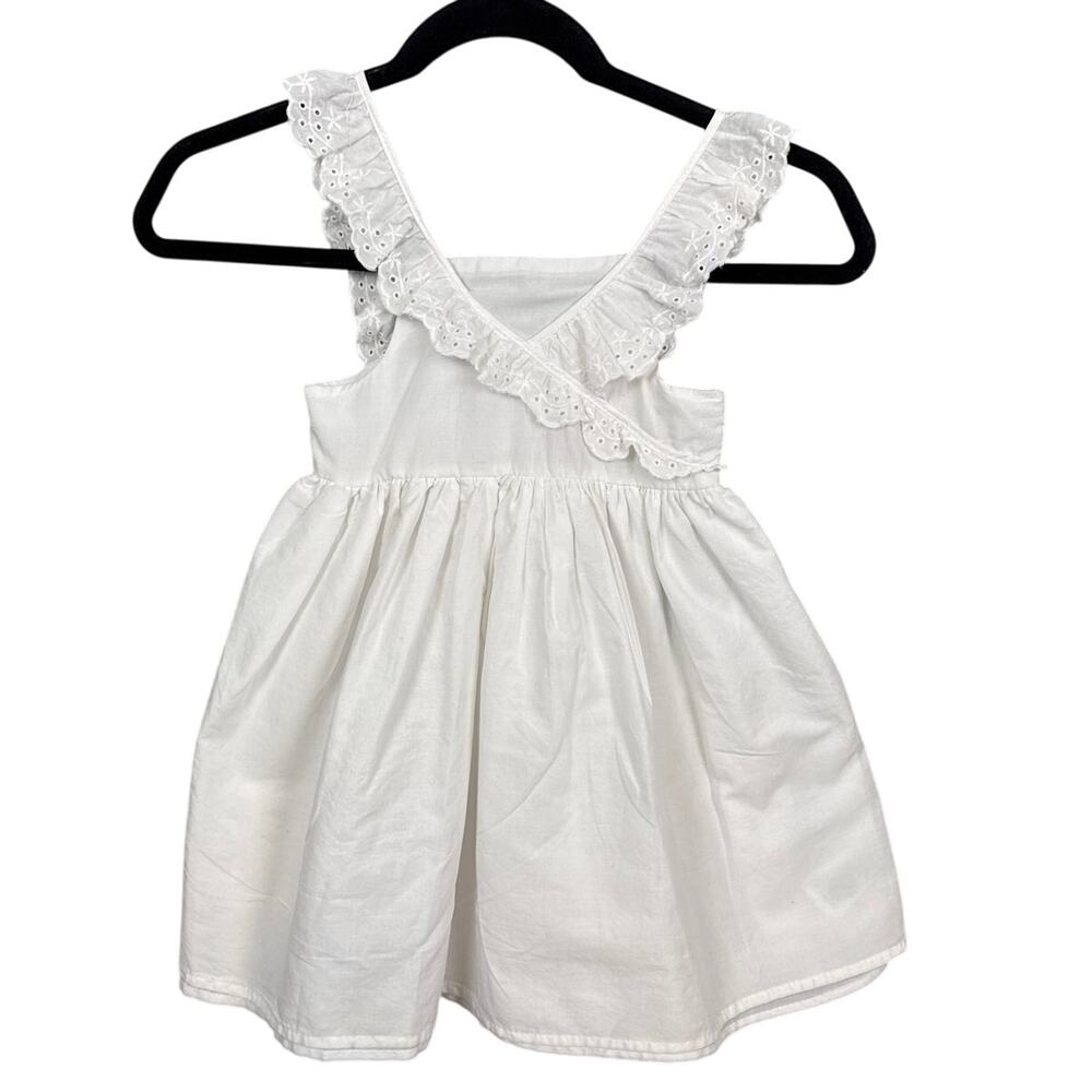 Tommy Bahama Little Girls White Lace Sundress 100% Cotton Easter Spring Size 5